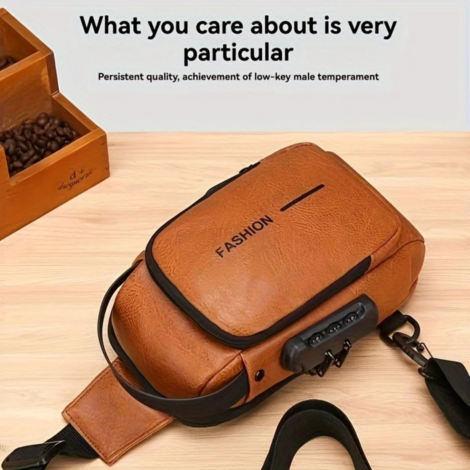 Men's Crossbody Chest Bag - Versatile Single Shoulder Bag for Multifunctional Use