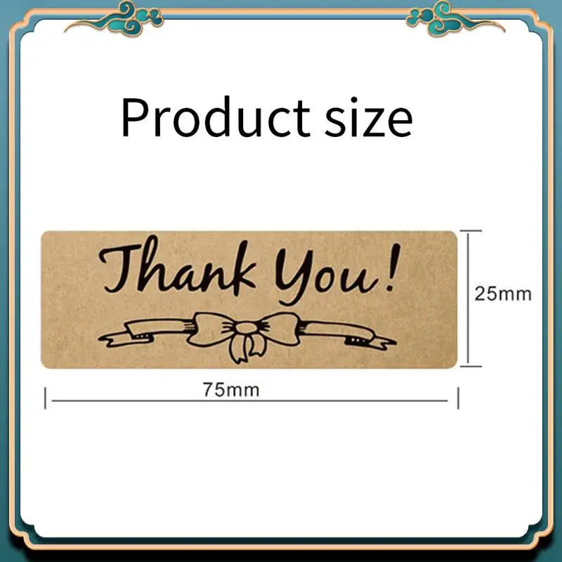 (Новинка)-1200 шт. Набор наклеек с благодарностью, рулон этикеток с наклейками с благодарностью, спасибо за конверт, розничный магазин, 75X25 мм, наклейка с благодарностью
