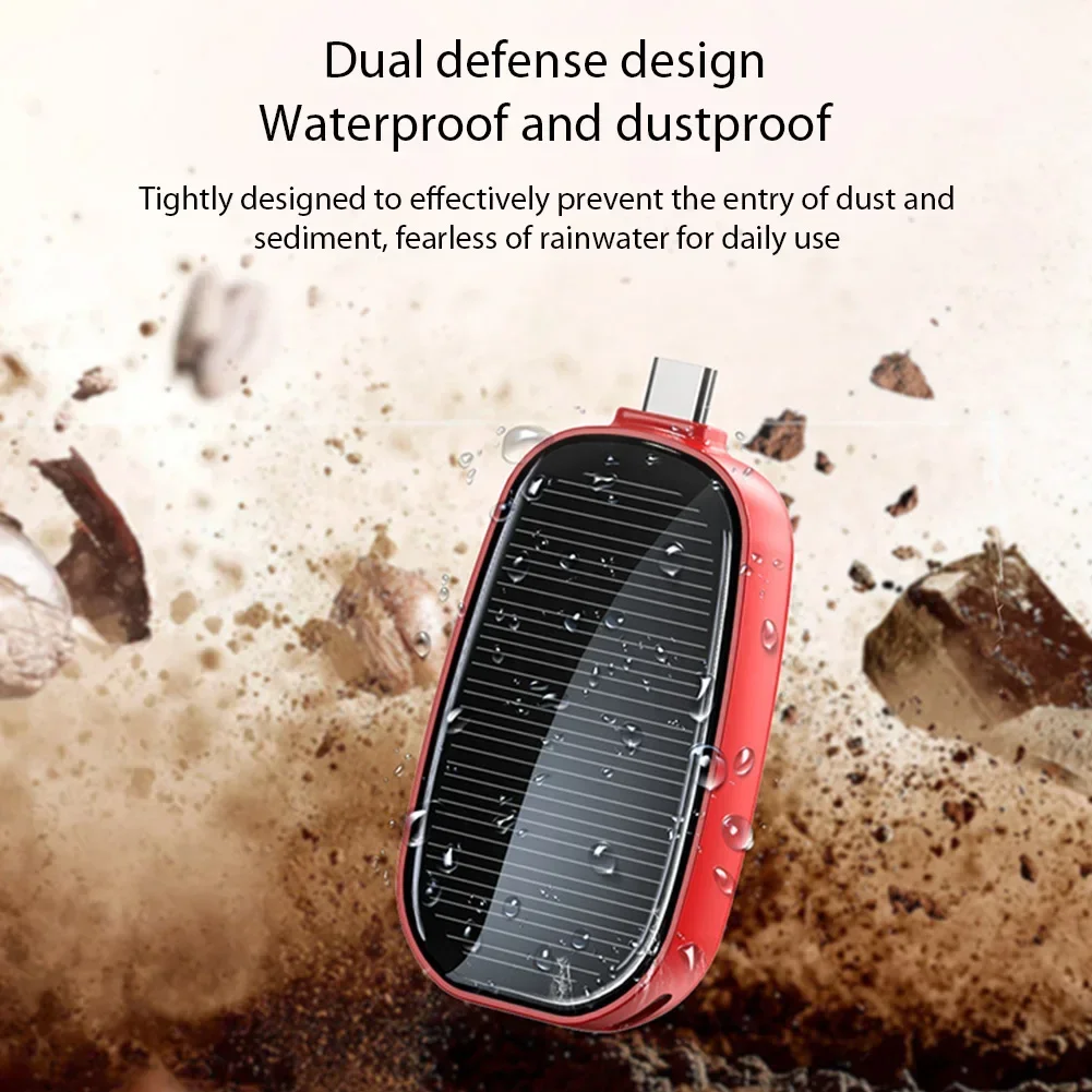 1200mAh Portable Solar Power Bank 4