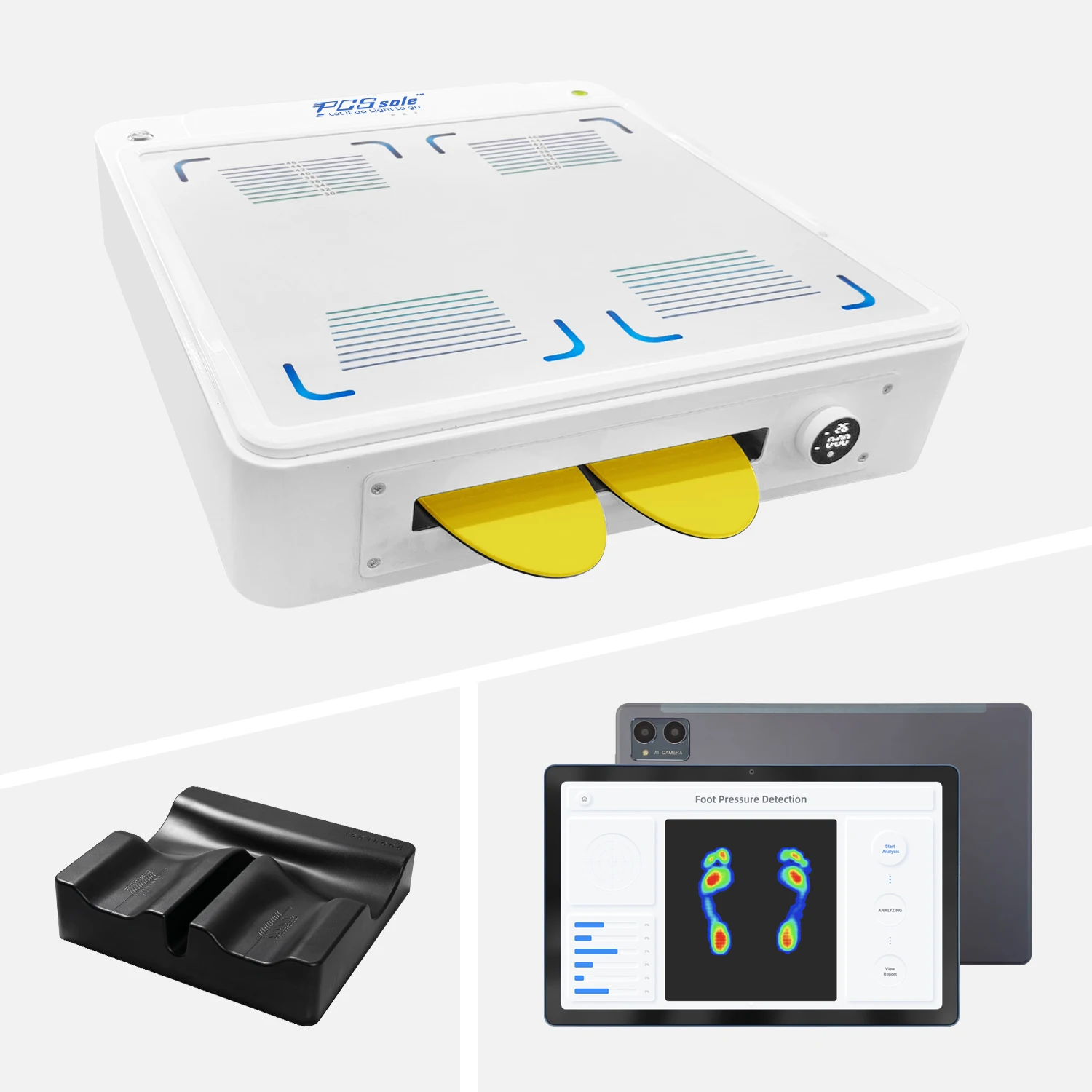 Foot Pressure Measurement Scanner Orthopedic Insole Making Custom Fit Machines Feet Scan for Orthotic