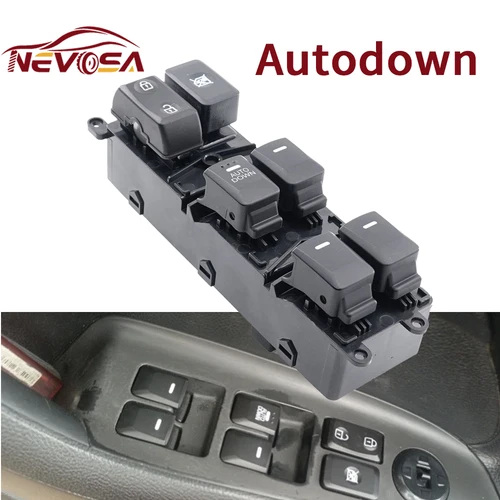 Autodown delantero izquierdo para Kia Forte Cerato K3 2014 2015 2016 2018 interruptor elevador de ventanilla eléctrica botón de cristal maestro de coche 93571-A7000