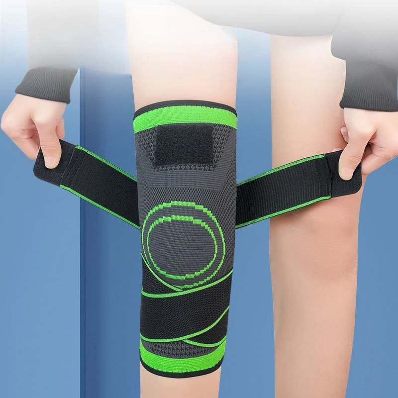 

Outdoor Sports Pressure Straps Knee Pads Hiking Cycling Running Anti Slip Nylon Knee Pads Leg Pads