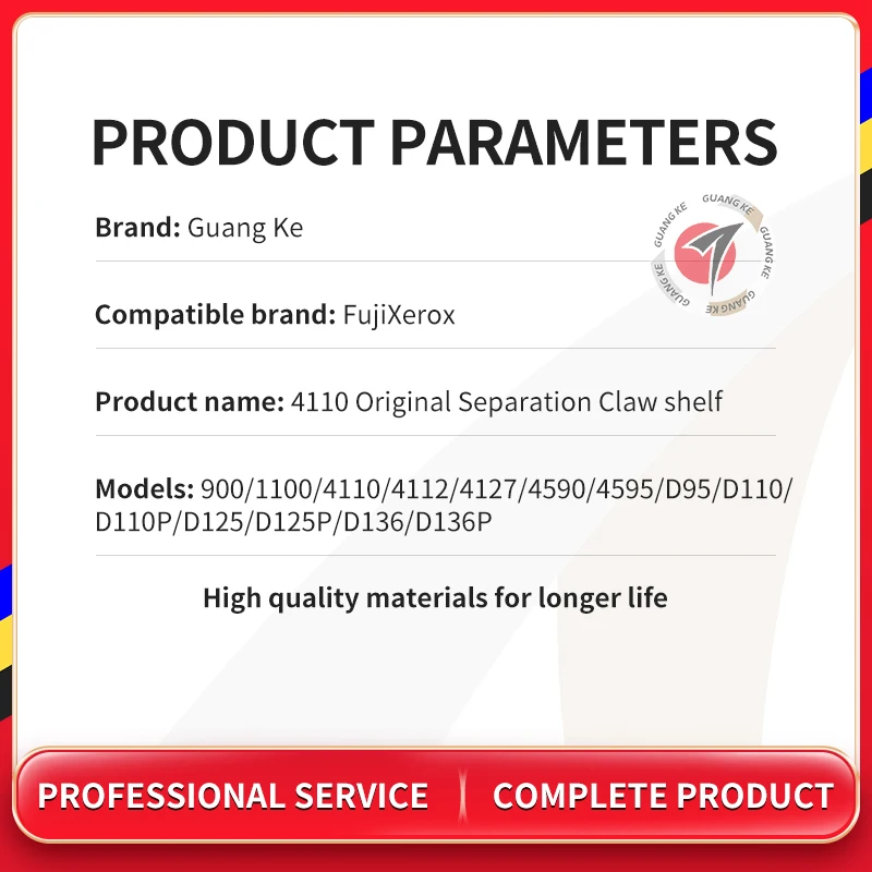 Original Quality D95 Separation Claw Shelf Fuser Picker Finger Assembly For FUJIXEROX 900/1100/4110/D110/D136 Copier Spare Parts
