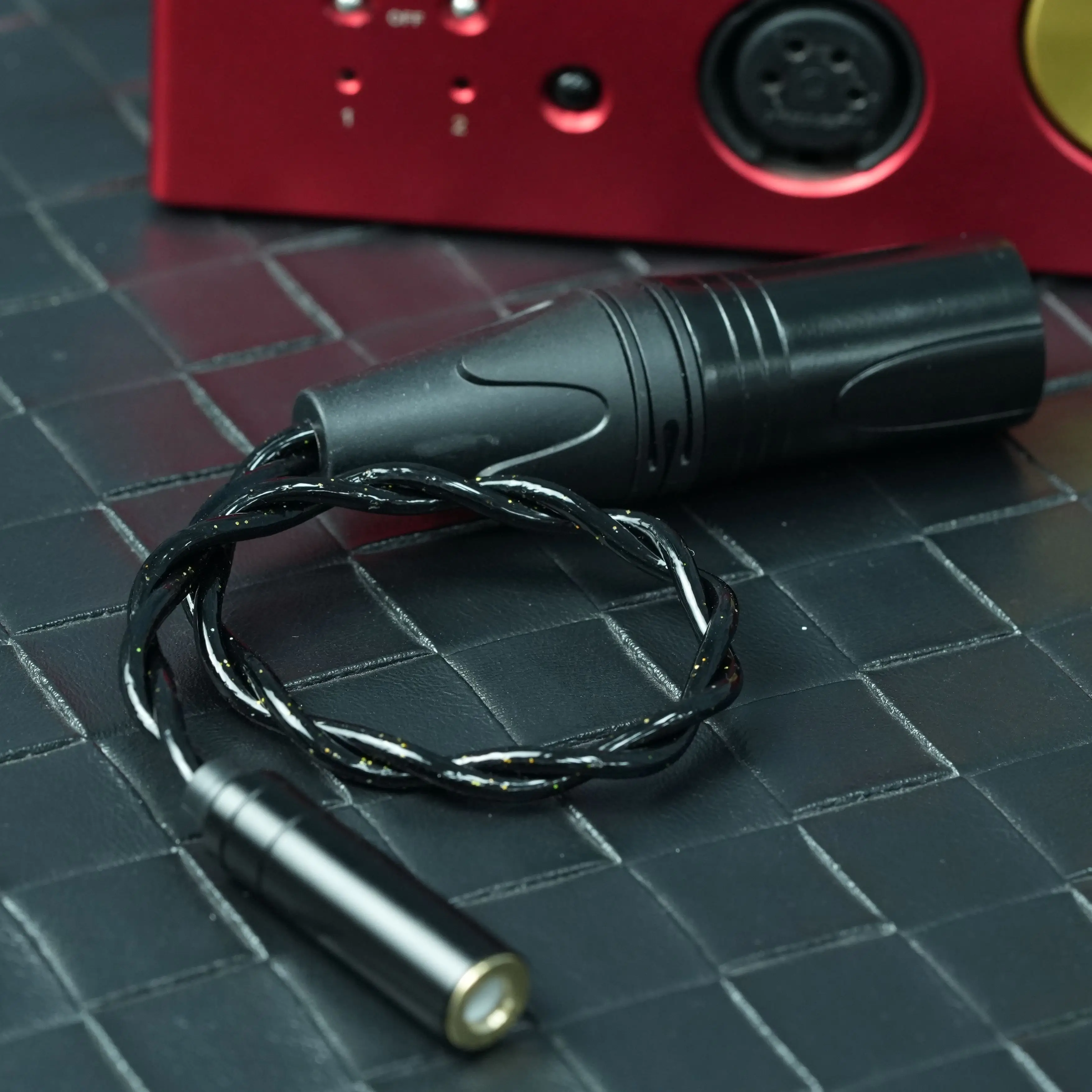 XINHS-125 4-Pin XLR Male Head To 4.4mm Female Head Balance Extension Cable Suitable for TEAC UD -701N/Soekris dac2541SonyPHA2A view 4