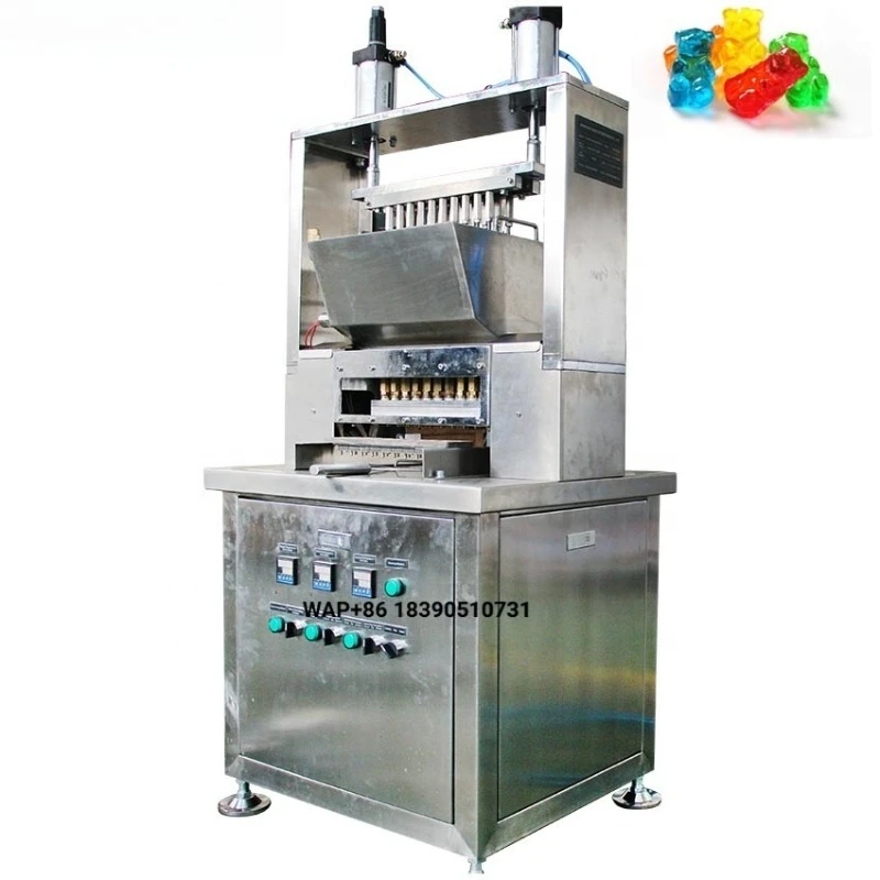 Factory Hot Selling High Efficiency Semi Automatic Small Gummy Jelly Candy Chocolate Depositor Making Machine Line 50KG/H CE TUV