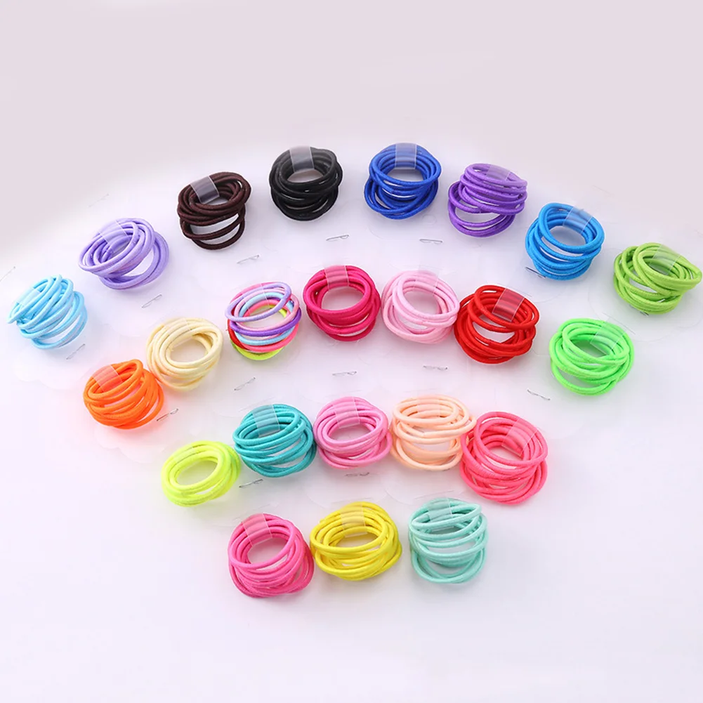 10/20pcs/Set Candy Color Elastic Hair Bands Girls Rubber Bands  Baby Small Ponytail Holder Scrunchies Hair ties Hair Accessories