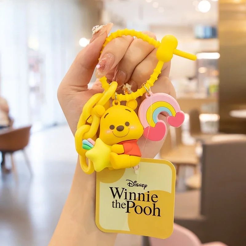 Disney Pooh Bär Tigger Eeyore Ferkel kreative süße Kawaii Animation periphere Schlüsselanhänger einfache Cartoon Rucksack Anhänger Geschenk