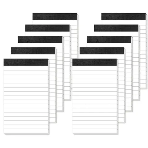 소형 노트 5팩/10팩, 3x5 유선 노트, 미니 노트, 3x5 종이 노트, 각 30매, 80Gsm