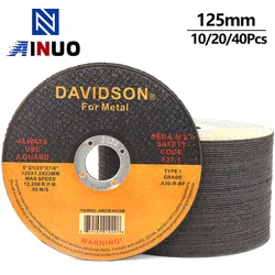 10-40Pcs 125mm Metal Cutting Disc Resin Circular Saw Blade 5