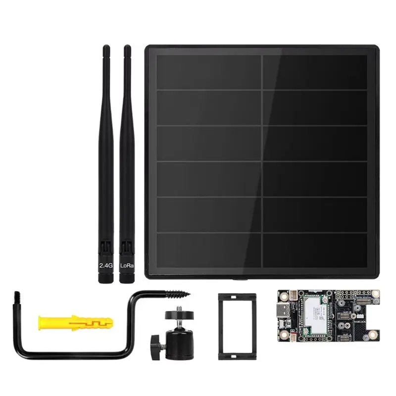 ABJG-2X D5L Solar Node With 5V Solar Panel RAK19007 & RAK4631 Wisblock Integration Lora Iot Low-Power Bluetooth Wifi Module A
