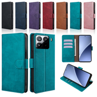 For Xiaomi 14T Pro Flip Case Business Money Clip Card Cover for Xiaomi 14T 15 Pro Mi 15 14t pro Magnet Buckle Leather Book Case