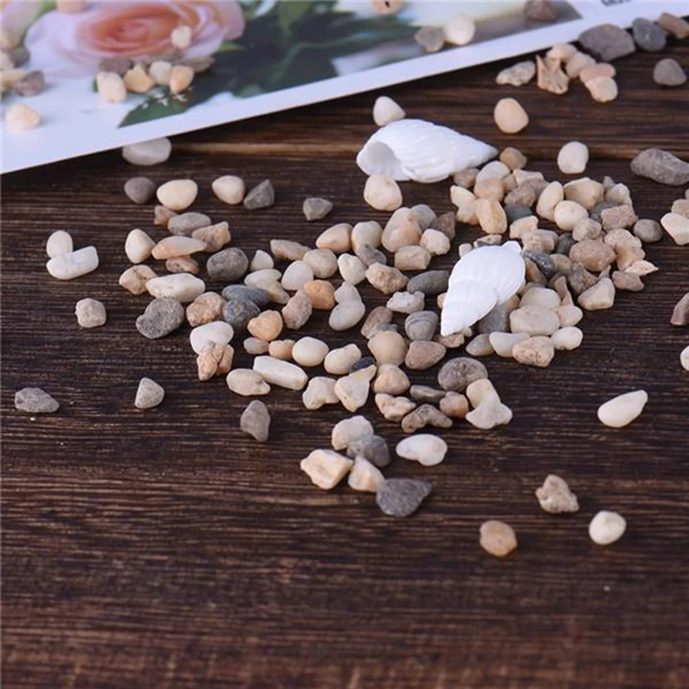 River Stones Pebbles Gravel: 2 Bags Polished Pebble Decorative Smooth Gravel Outdoor Decorative Stones for Aquarium Landscaping