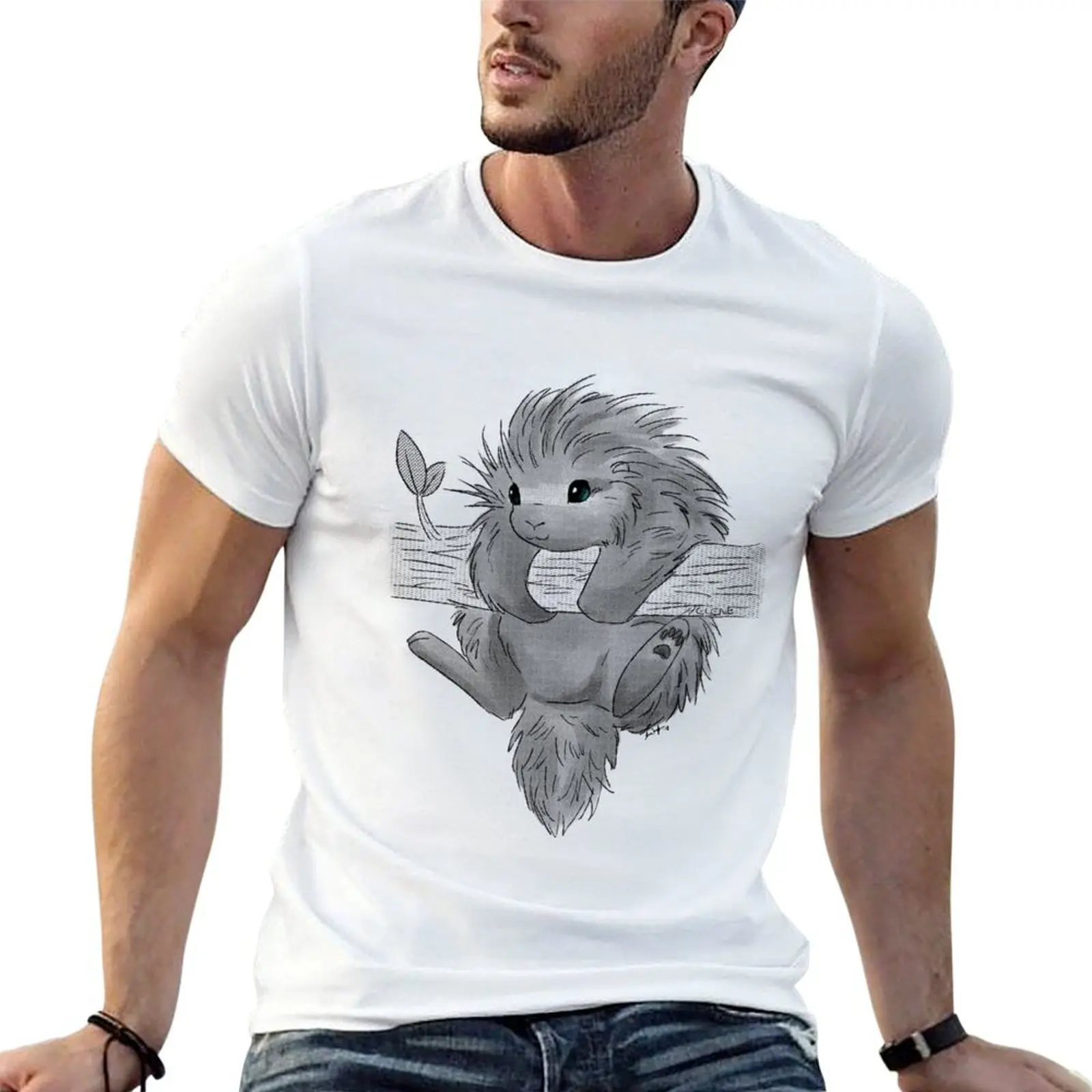

Porcupine T-Shirt t shirts designer man t shirt cotton high quality T-Shirt