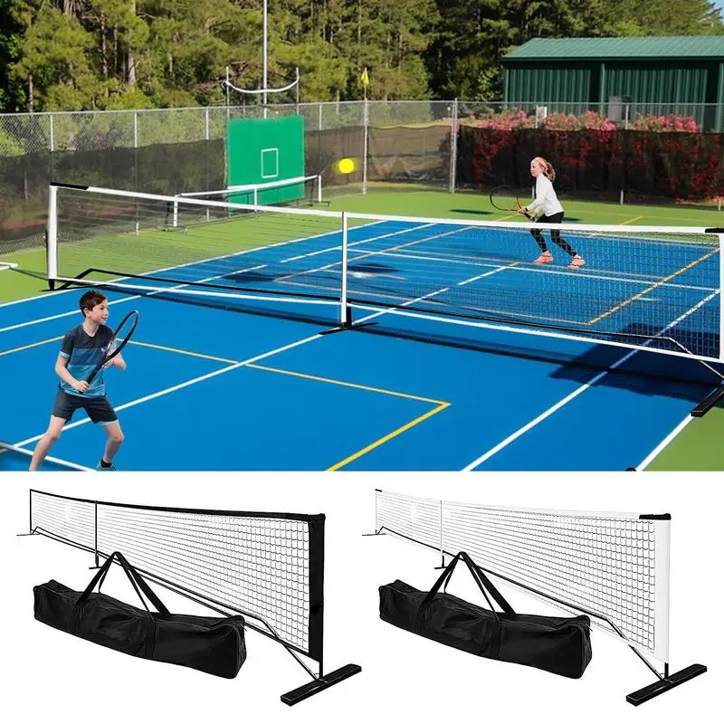 

Tennis Training Net Portable Tennis Practice Net Detachable Tennis Practice Net 9.5kg Tennis Mesh Net With Carry Bag 22ft For