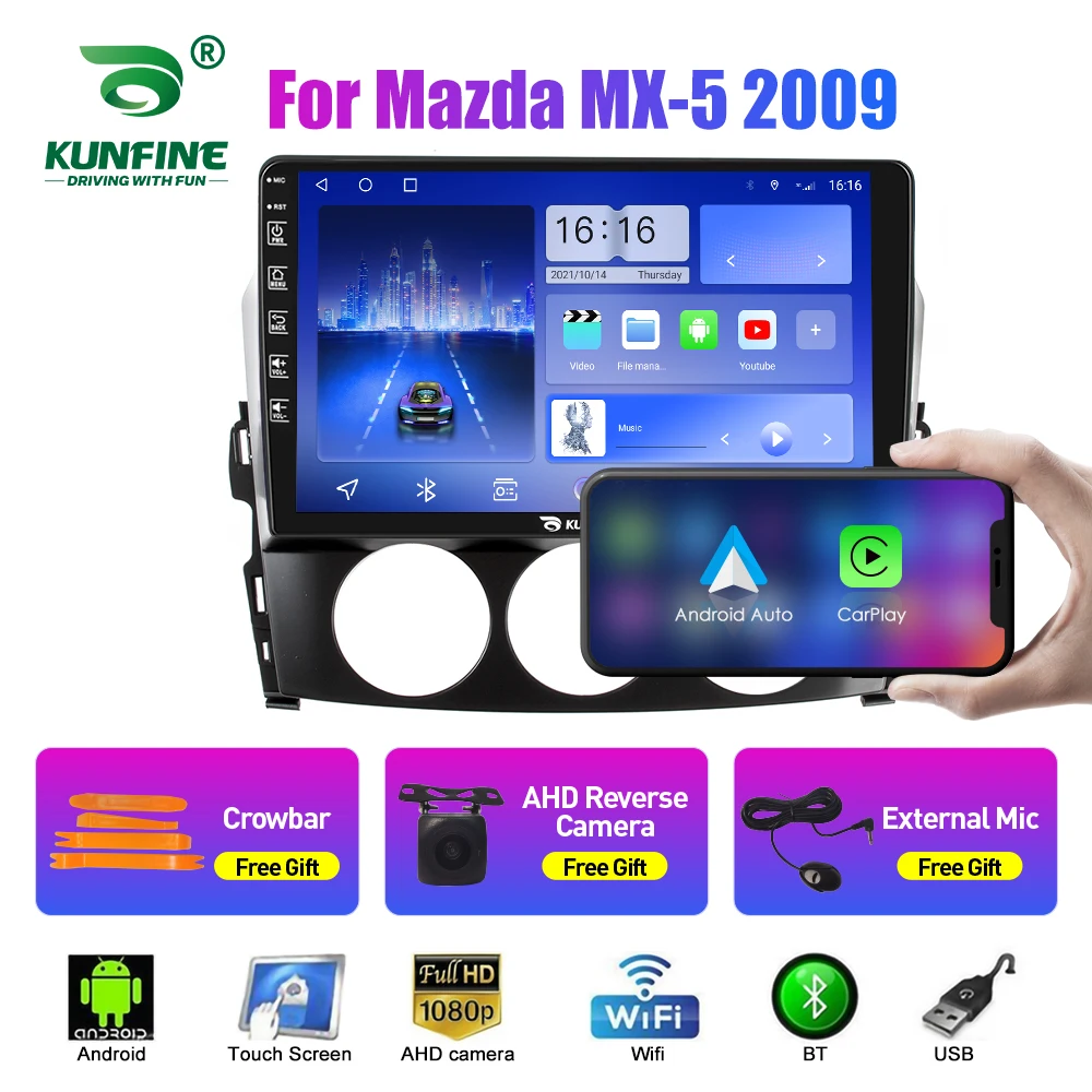 Car Radio For Mazda MX-5 2009  2Din Android Octa Core Car Stereo DVD GPS Navigation Player Multimedia Android Auto Carplay