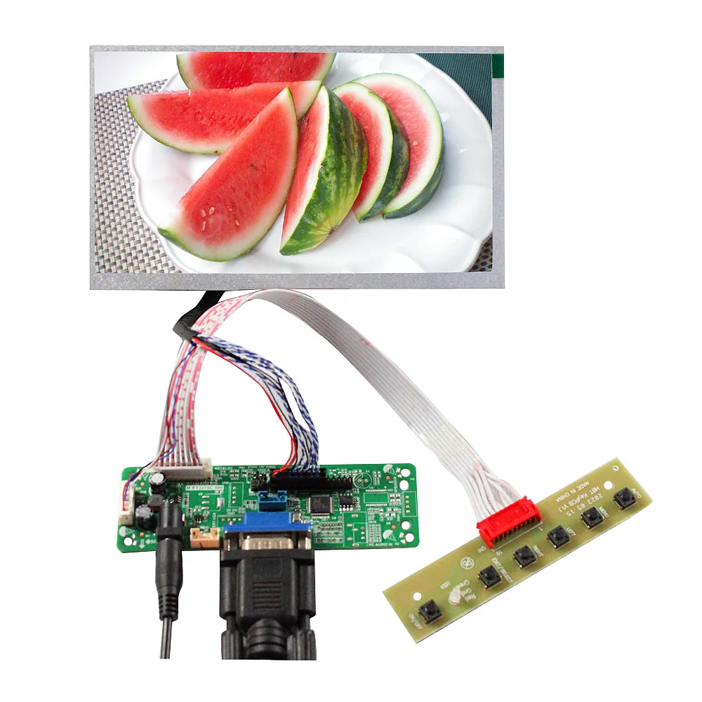 7 inch 1024x600 JH070BO20KG 1000nits High Brightness LCD Screen With Control Board Kits