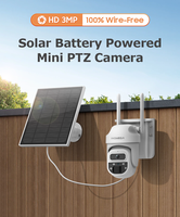 INQMEGA 3MP 4G Solar Outdoor Camera WIFI Wireless PIR Human Detection Night Vision Waterproof Security Video IP PTZ Camara