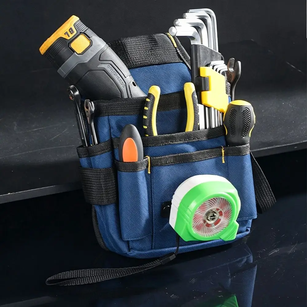 Gifts Multifunctional Electrician's Tool Waist Bag Layered Thickened Tool Storage Waist Bags Portable Tool Bag