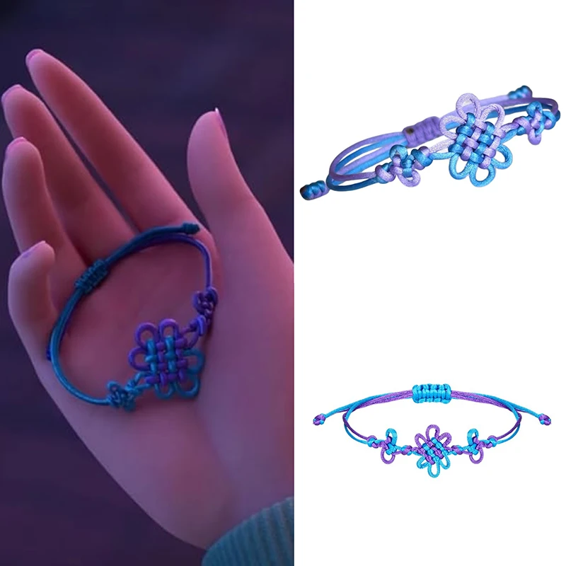 

Anime Rumi Cosplay Braided Chinese Knot Adjustable Bracelet Friendship Matching Knot Bracelets Handmade Couples Accessories Gift