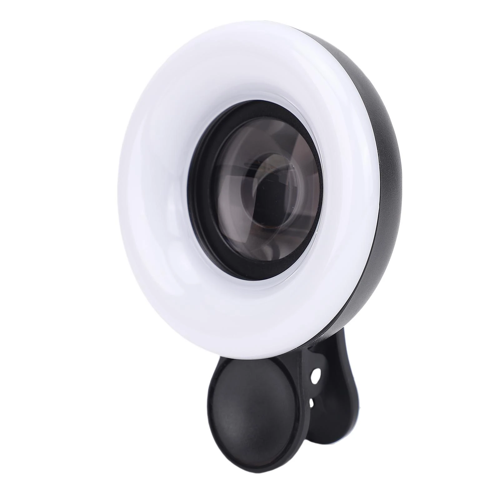 Macro Photography Lens Phone Macro Lens with LED Fill Light 15X High Definition Lens for Eyelashes Jewelry Detail Photography