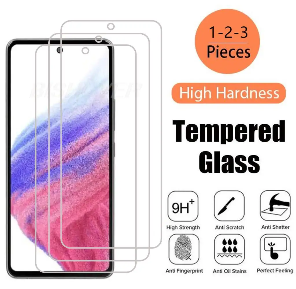 Tempered Glass For Samsung Galaxy S20FE 2022 4G Screen Protector For Samsung Galaxy A53 A52 A51 S20 FE 5G Protective Glass