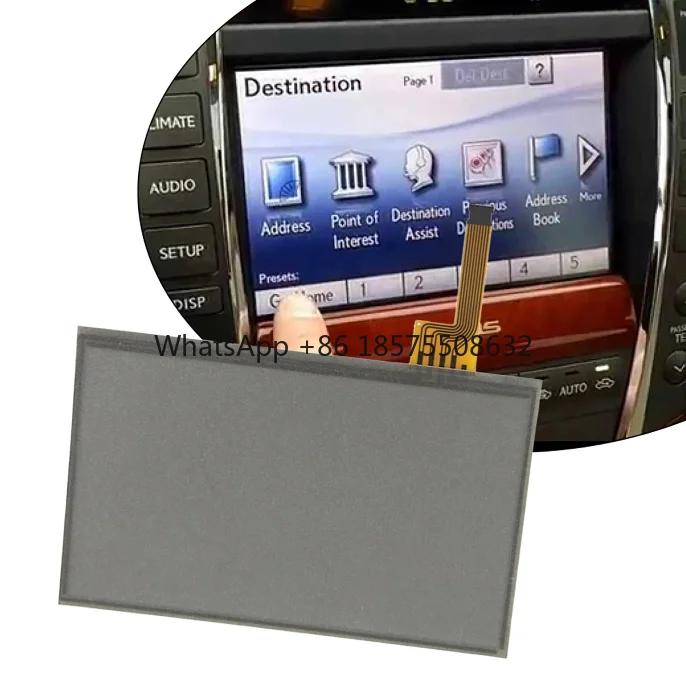 1PC 7 Inch NAV GPS Radio Touch Screen For Lexus ES240 ES350 CSV40 2006 2007 2008 2009 LTA070B510F,LTA070B511F,LTA070B512F