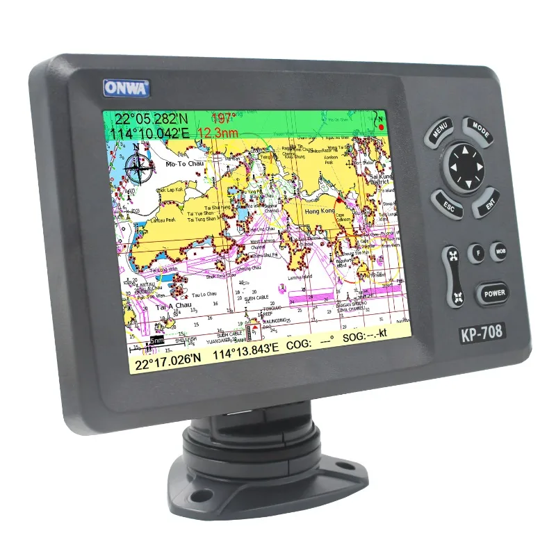 Portable Marine GPS With AIS Device Satellite Transponder Receiver Chart Plotter 7 Inch WIFI KP-708 Beacon Electronics Supply