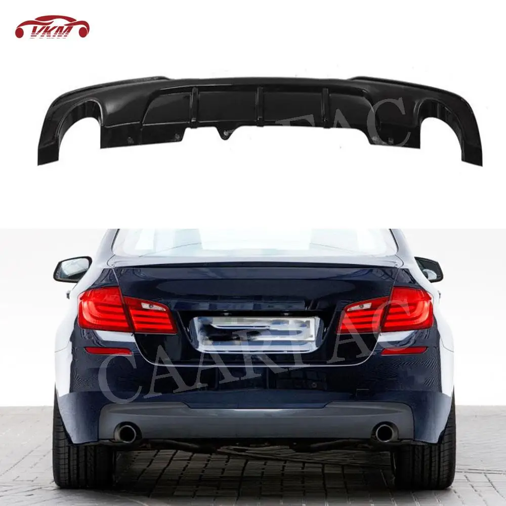 

ABS Carbon Look Material Rear Bumper Lip Diffuser For BMW 5 Series F10 F18 M Sport M Tech Sedan 2011-2017