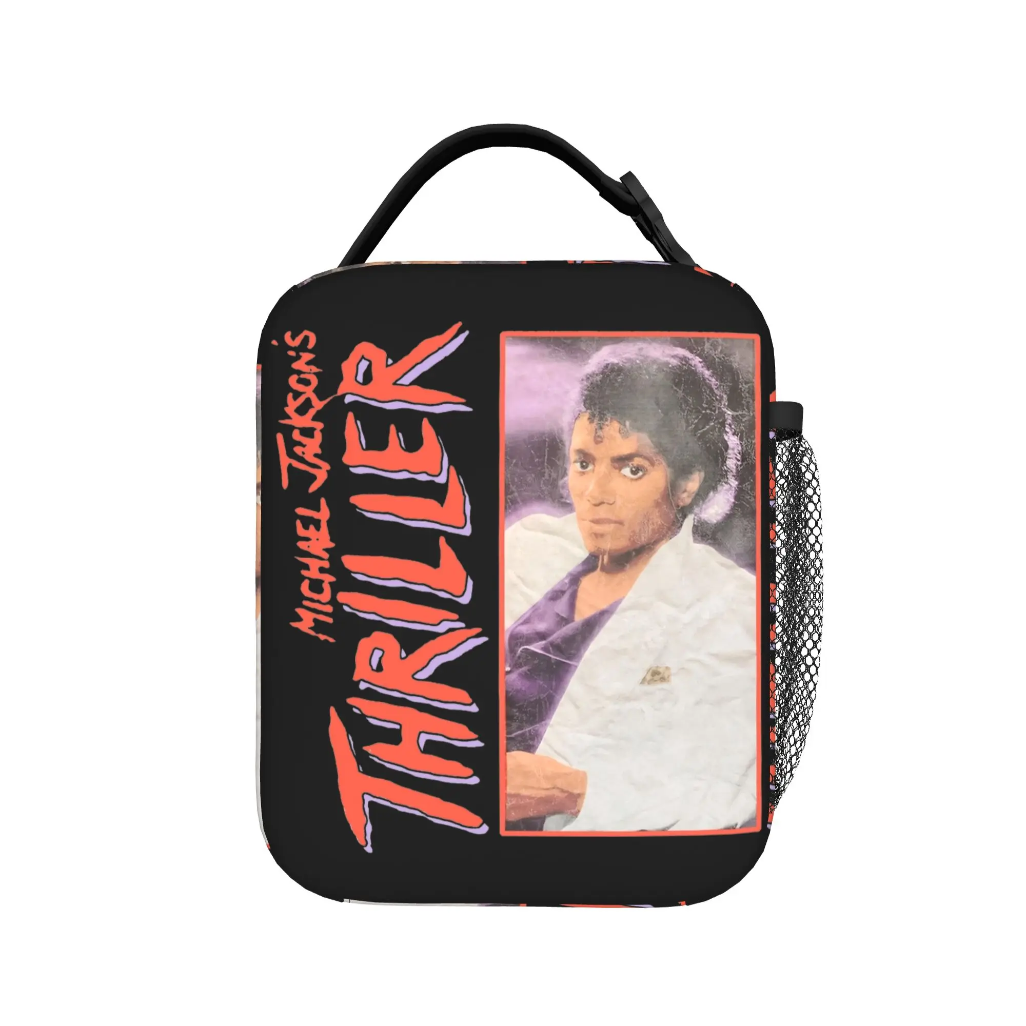 Michaels Jacksons Thermal Insulated Lunch Bags for School  Portable Bento Box Cooler Thermal Lunch Box