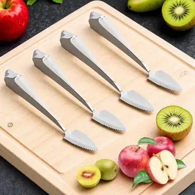 

Stainless Steel Fruit Spoon Serrated Edge for Grapefruit Dessert Kitchen Tool Spoons Juicy Segment Clean
