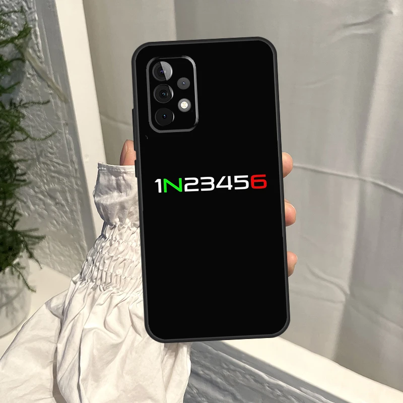 1N23456 funda de motocicleta para Samsung Galaxy A52S A06 A16 A26 A36 A56 A55 A35 A15 A53 A32 A33 A13 A14 A34 A54 A17
