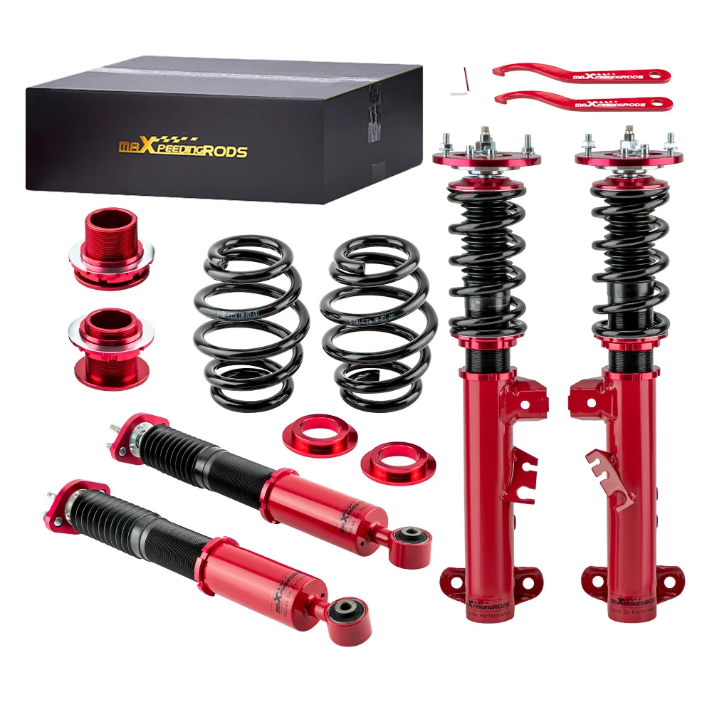 24 Levels Adjustable Damper Coilover For BMW E36 318i 320i 323i 325i 328i 93-99 Coilover Lowering Suspension Struts Kit