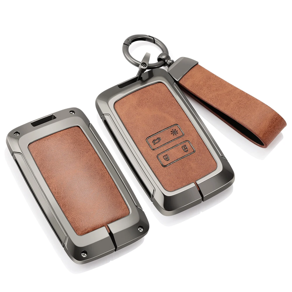 Auto Schlüssel Fall Abdeckung Für Renault Captur Koleos Kadjar Arkana Megane Dacia Duster Sandero Stepway Smart Fernbedienung Fob Fall