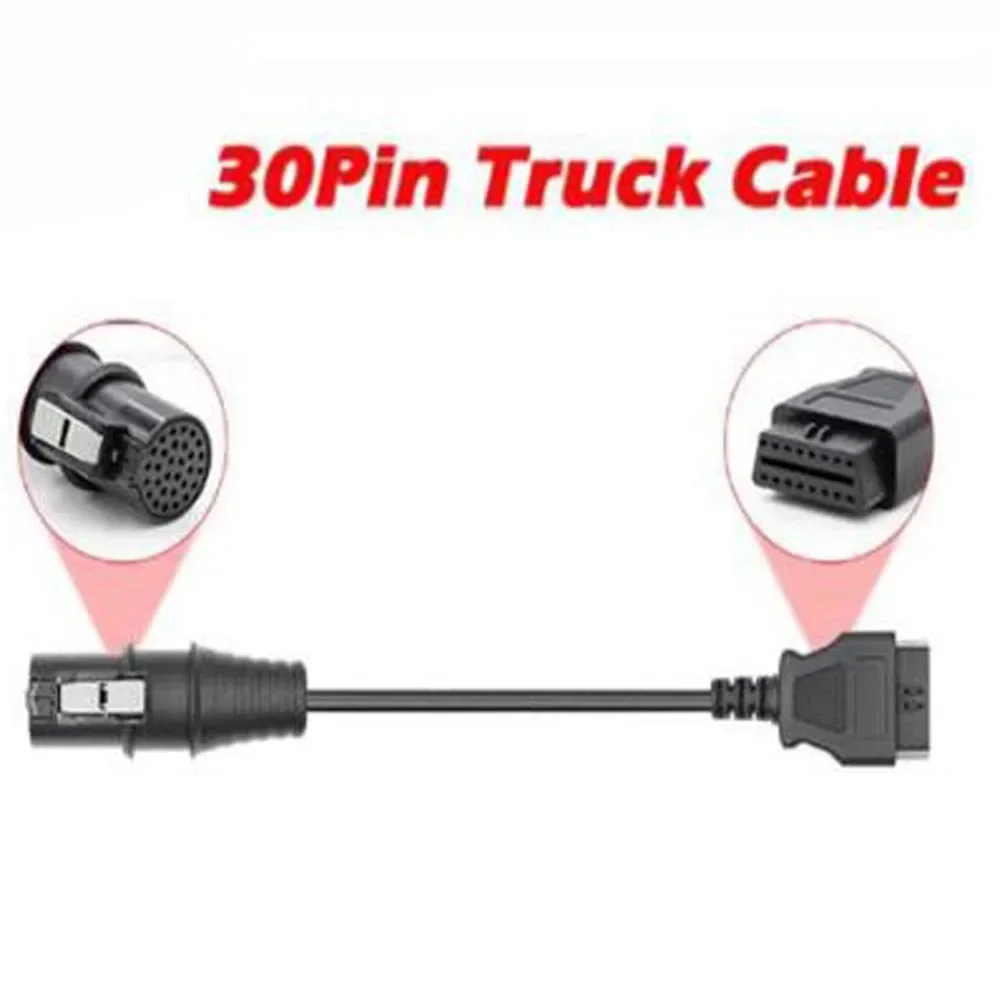 New Truck OBD2 Cable for IVEC 30pin for Iveco 38pin OBD2 30 Pin OBD II 38 Pin Cable Connector Adapter