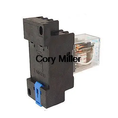 HH53P AC12v/24v 220V Coil 5A Power Relay 11 Pin 3PDT 3 NO 3 NC w Socket