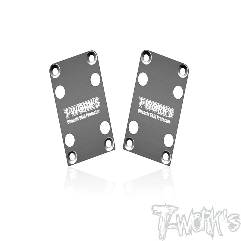 Original T works TO-220-B74.2 Stainless Steel Rear Chassis Skid Protector ( Team Associated RC10 B74.2/B74. professional Rc part