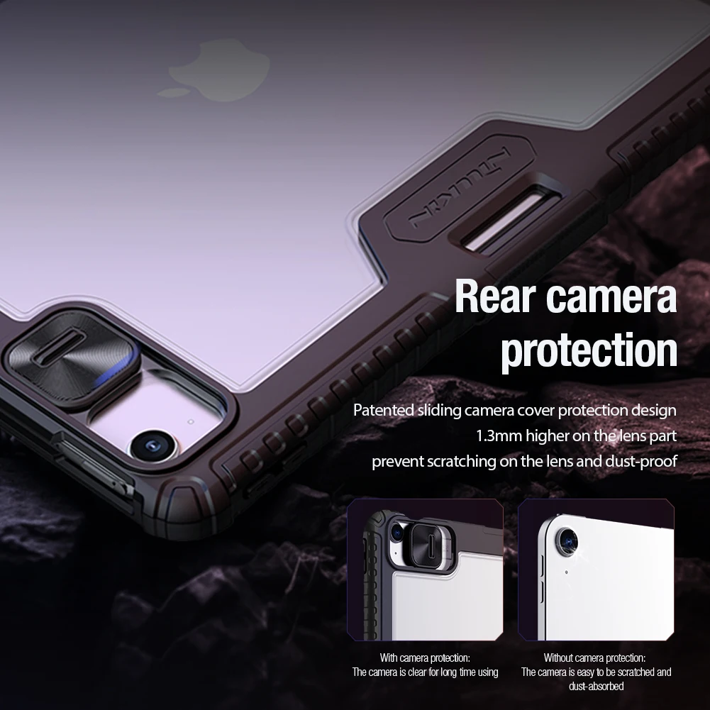 حافظة لجهاز iPad Pro 12.9 2022 2021 2020 Air 13 2024 2025 حافظة ممتصة للصدمات Pro حافظة جلدية متعددة الزوايا قابلة للطي حماية #3