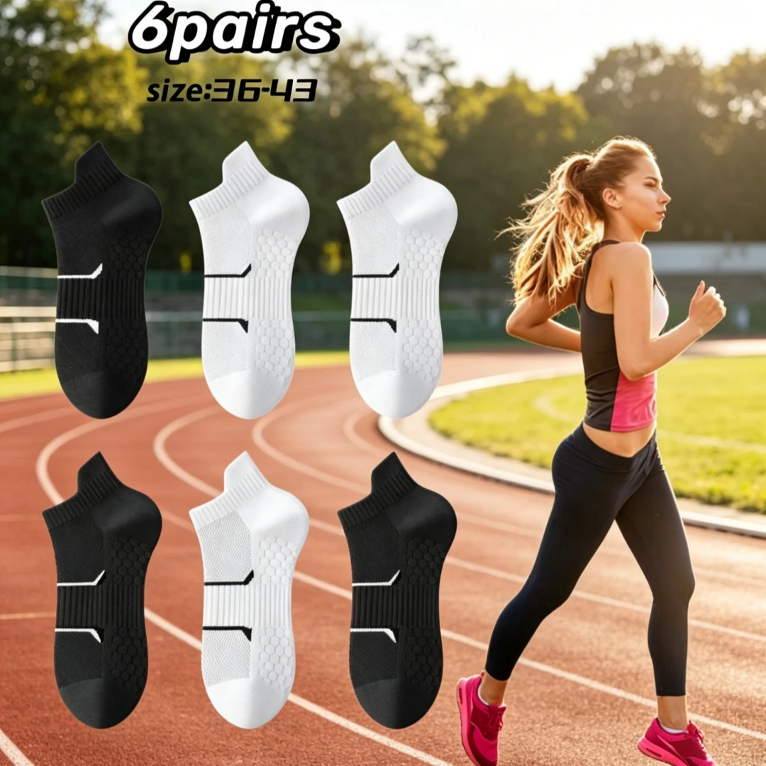 Calcetines deportivos para hombre y mujer, calcetines tobilleros antideslizantes transpirables, calcetines atléticos de corte bajo de compresión para correr, gimnasio, Fitness, calcetines de entrenamiento