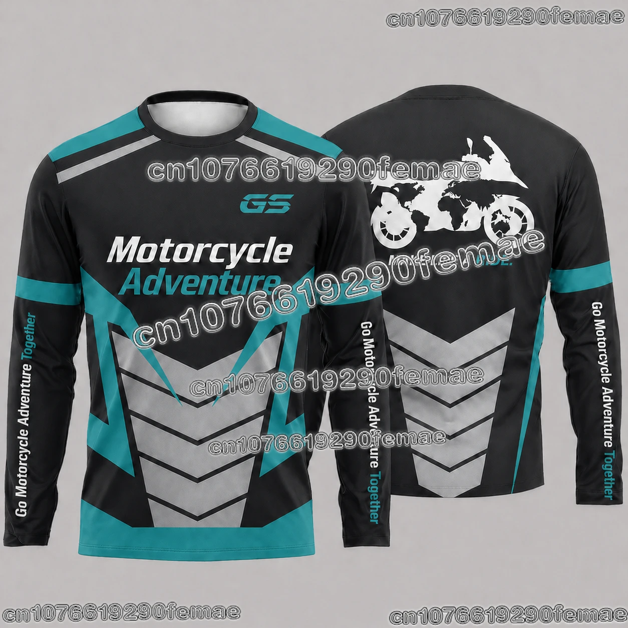 GS Adventure Motorrad Breathable Long Sleeve Riding Jersey Outdoor Motorcycle Travel Shirt Lightweight Touring Apparel For Rider