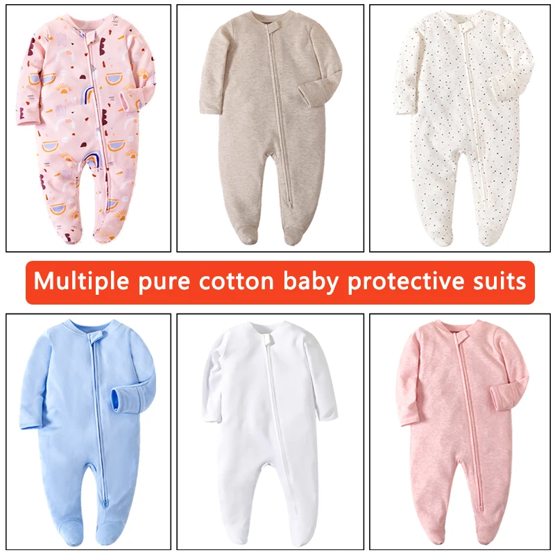 Four Seasons Newborn Baby Boys Girls Rompers Spring Soft Baby Clothes  Long Sleeve Jumpsuit overalls Baby Clothing Kids Outfits