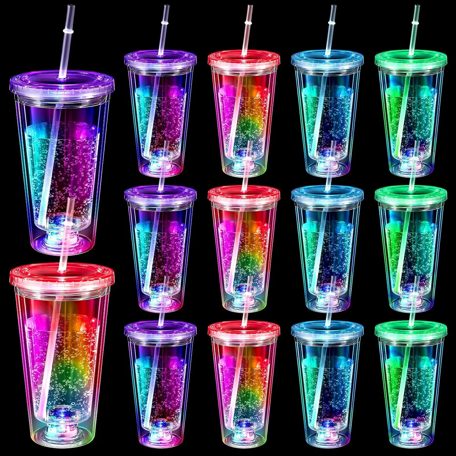 12 Pcs Light Up Cup… - image