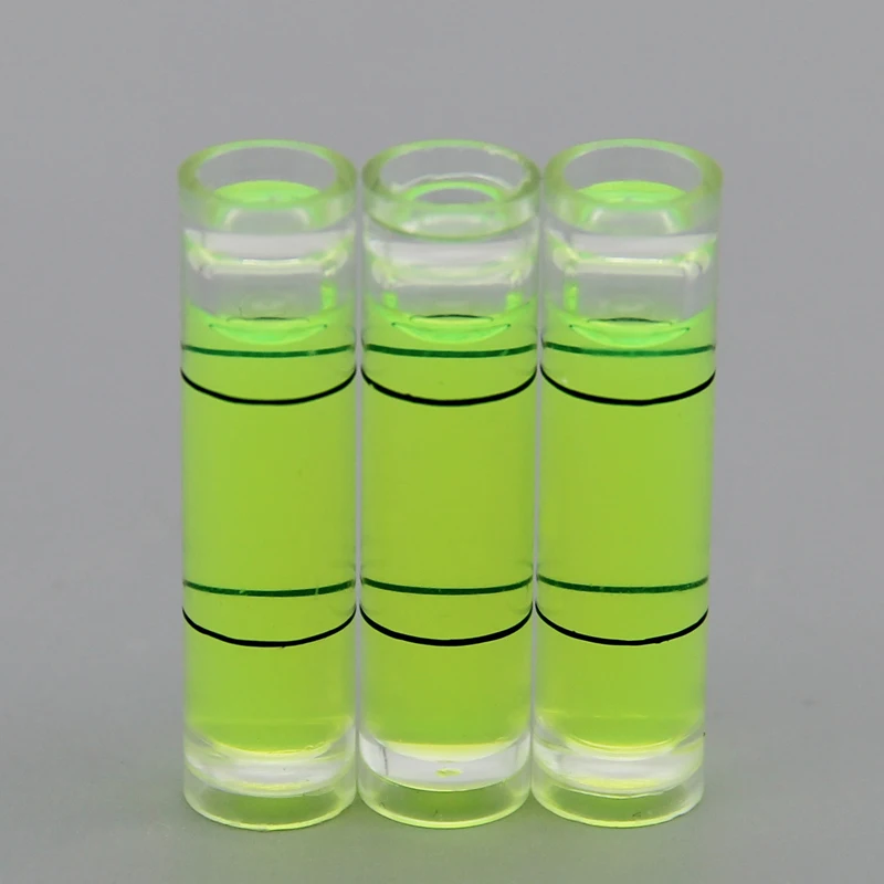 Imagem -04 - Batch 8*31 mm Bolha de Nível de Espírito Plástico Alta Precisão Nível de Bolha Medidor de Nível de Água Ângulo Oblíquo Transferidor 100 Peças