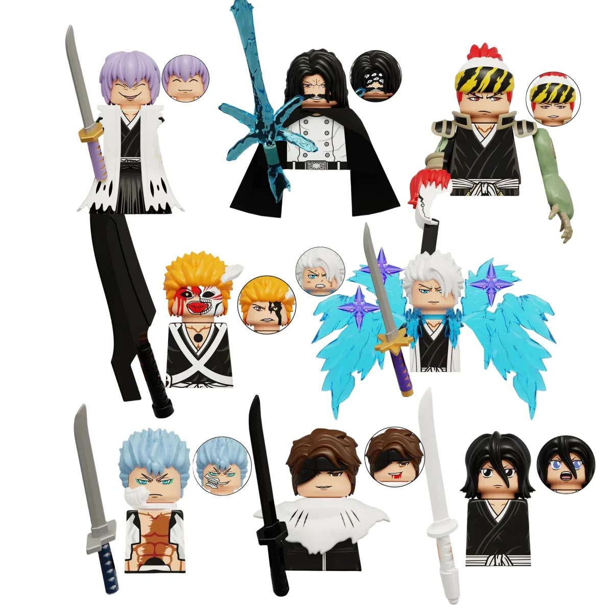 Bleach Anime Cartoon Ulquiorra Building Blocks Mini Action Figures mattoni modello educativo regalo di natale giocattoli per bambini