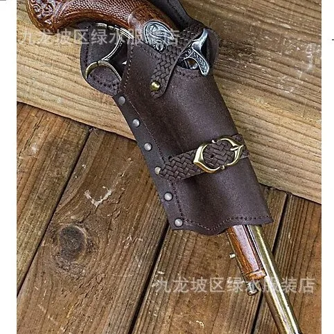 Retro Punk Medieval Vintage Handmade Holster Without Gun