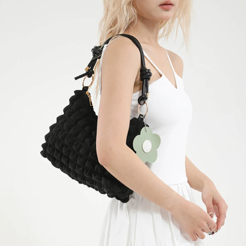 Women's New Handbag Korean Solid Color Dopamine Fashionable Versatile Shoulder Bag Luxury Brand High-quality Tote Bag - view 3