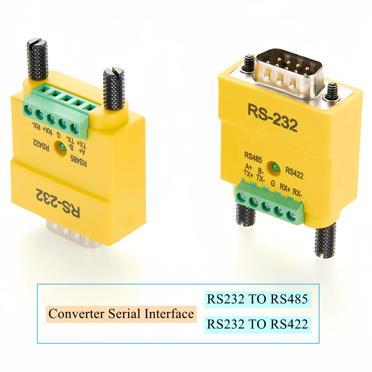 Konwerter RS-232 RS232 na RS485 RS422 Interfejs Szeregowy Komunikacja Szeregowy RS485 Interfejs DB9 męski Konwerter Szeregowy