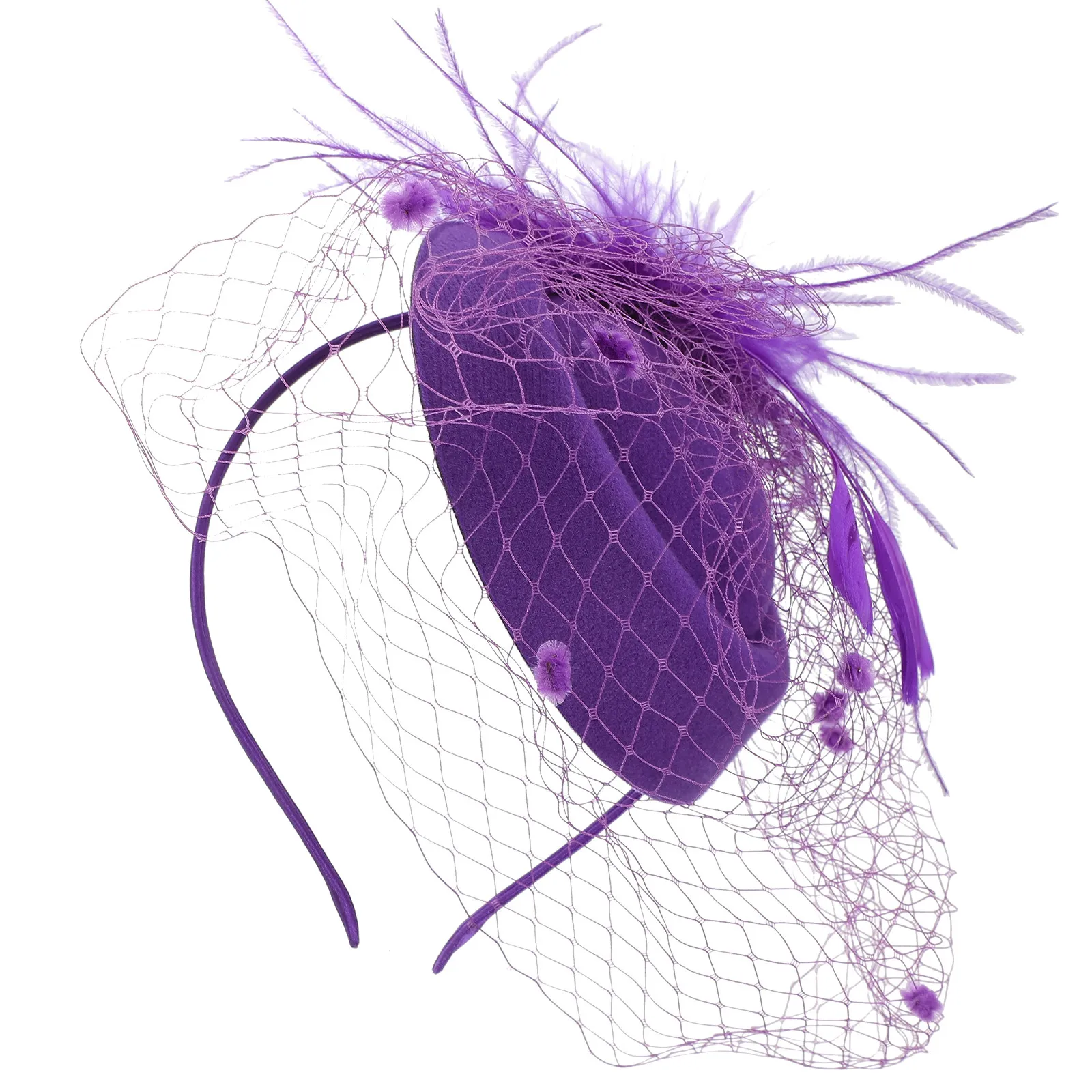 

Elegant Pearl Embellished Fascinator Hat for Women Wedding Banquet Tea Party Bridal Headdress Lightweight Comfortable Detachable