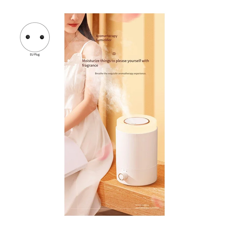 

Увлажнители воздуха для спальни, ультразвуковой увлажнитель воздуха с прохладным туманом на 2 л с верхним наполнением и тихим, 360 ° Сопло