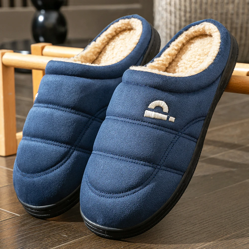 Comfortable Suede Platform Slippers Image 4