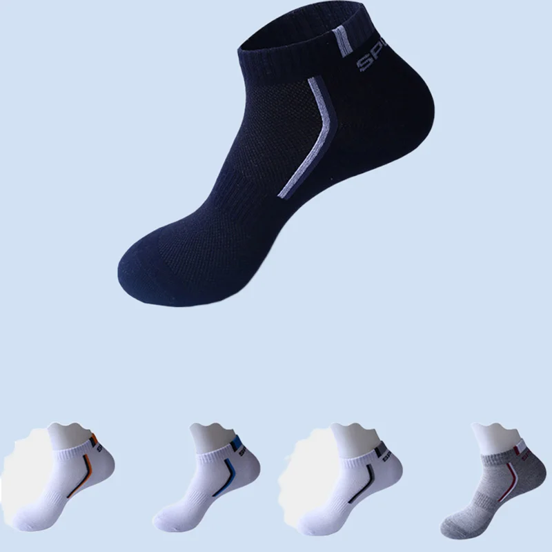 Chaussettes de dehors Courtes en Coton pour Homme, Décontractées, Douces et Confortables, Respirantes, de Haute Qualité, Ensemble de 5/10/20 Paires